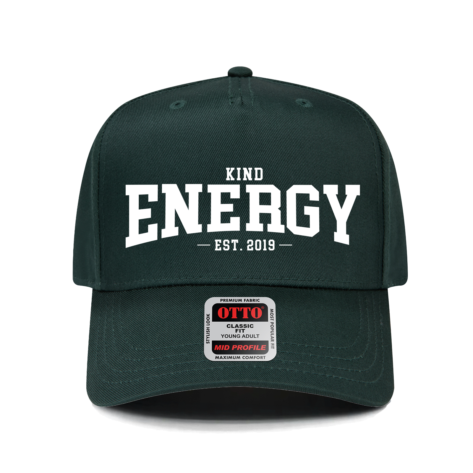 Kind Energy Snapback Green front